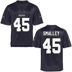 Men's Chris Smalley Nevada Wolf Pack Replica Navy Blue Football Jersey