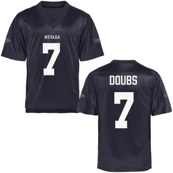 Men's Romeo Doubs Nevada Wolf Pack Replica Navy Blue Football Jersey