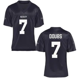 Women's Romeo Doubs Nevada Wolf Pack Replica Navy Blue Football Jersey